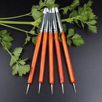 도예체험 취미 새로운 6 색 5 개/대 스테인레스 스틸 두 머리 조각 폴리머 및 부드러운 도자기 클레이 도구, 03 E