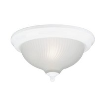 Westinghouse Lighting 6430000 Two-Light Flush-Mount Interior Ceiling Fixture White Finish with Frost