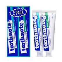 투스노트 미백치약 2종세트 100g x 2 (아쿠아민트+스피아민트), 단품