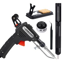 납땜흡입기 납땜 건 자동 핸드 인두 키트 용접 도구 제거 펌프 족집게 회로 기판 홈 DIY 수리, 02 US Plug