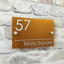 현관문 호수판 아이방 문패 명패 건물 번호판 diy house number modern house sign plaque door number 거리 이름 glass effect, 05, 14cm, 20cm