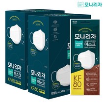 모나리자 KF80 황사 미세먼지 마스크 60매, 001