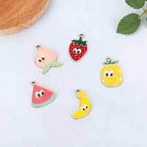 짱패브릭 메탈 후르츠 캐릭터 팬던트, 파인애플