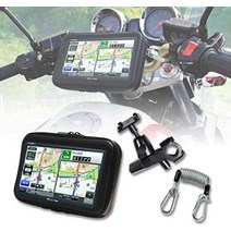 오토바이 네비게이션 오토바이용 휴대용 네비게이션 방수 7 인치 GPS 2021년판 지도 3년 지도 갱신 오비스 터치 패널 방수 케이스 시가 어댑터