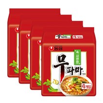 농심 무파마탕면122g X 4입 4개 (총16개) 컵라면 맛있는 라면 즉석 한끼 간식 밥 라멘 점심 박스 면 종류 가격 차박 음식 여행 캠핑 야식