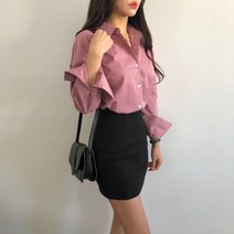 메이블 / 심플 커프스셔츠 (3color)