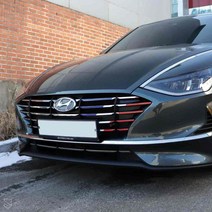 JS automotive 쏘나타DN8 3색 그릴커버 국기스티커 데칼 랩핑 시트지 패널 가드 몰딩 셀프 익스테리어 용품, 퍼포먼스(조수석)