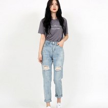 그저그녀 WP3027 6657 구제 트임 청바지