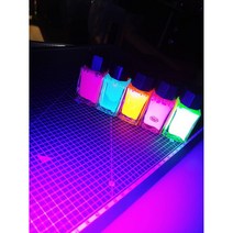 [만년필잉크] 야자컴퍼니 형광잉크 UV잉크 다잉메세지 하이라이터 6 Colors, 형광-옐로우