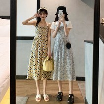 FLI 진짜 -샷 실제 가격 ~ 2022 새로운 한국어 버전의 꽃 슬링 드레스 쇼 얇은 기질 요정 치마 긴 여성 ZA-233686