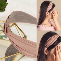 (핑크) 헤어밴드 밴딩머리띠 여성머리띠 헤어액세서리