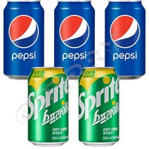 펩시콜라 355ml (12개) + 스프라이트 355ml (12개) = 24개(업소용) 반반 업소용음료도매