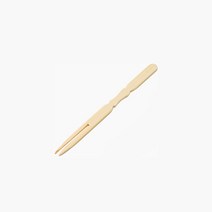 대나무 두발 포크 100개입 (피크닉 장식 일회용 미니 도시락 픽), 1봉