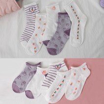 이너피아 베리돌돌 여자 긴양말 5켤레+발목양말 5켤레 세트