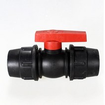 싱글 관수 농수관 여과기 조임식 PE 유니온밸브 25mm 유니온밸브25mm, 3개