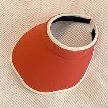 우드피카 배색 웨이브 썬캡 모자