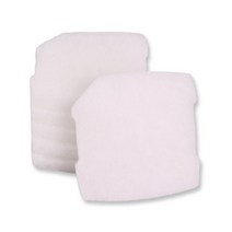 EHEIM PROFESSIONAL 3 250 350 600 2071 2073 2075 및 PRO 3E 2074 용 호환 미세 필터 패드, White Fine|Pack of 10
