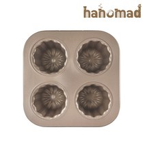아노마드 에어프라이어 까눌레틀 팬 4구 골드, 1개