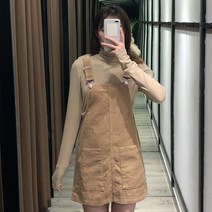 미니 코듀로이멜빵치마 초슬림JK34