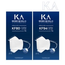 전용건강 의약외품 식약처승인 KF80/KF94 마스크 50매, 1매입, 50개