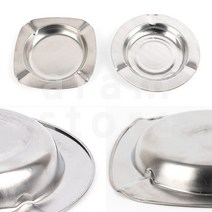 보급형 철재 철제 스텐재털이 1PCS 스텐재털이 사각재떨이 재떨이재털이, 원형
