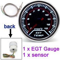 부스트 게이지 자동차 진단기 오일 워터 레이싱, Ext temp gauge