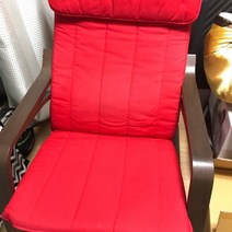 이케아 POANG 암체어(프레임 브라운), 프레임 블랙 브라운 쿠션 블랙, 1개