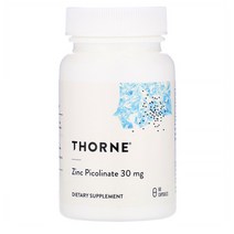 쏜리서치 아연 피콜리네이트 30 mg 60캡슐, 1개, 60 캡슐