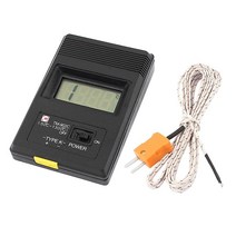 YOKIVE KType 디지털 온도계 온도 리더 센서 501300C 300cm 케이블 포함 공장 산업에 적합 블랙 11x7cm USA 미국