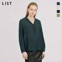 [리스트(LIST)] 오픈카라 볼륨 포켓 셔츠_TWWSTL70060