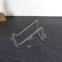 전화기 받침대 병원용 사무용 빈티지 데스크테리어, 단일사이즈, 작은 금