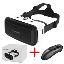 카메라렌즈 캐논 호환 렌즈 시그마 새로운 VR 안경 Shinecon Pro 가상 현실 3D 고글 골판지 헤드셋 스마트, 03 Bundle 3