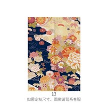 책장가림막 냉장고 수납장 현관문 베란다 가림막 커튼 우키요에 주방 노렌 린넨 도어 침 거 홈 장식 맞춤