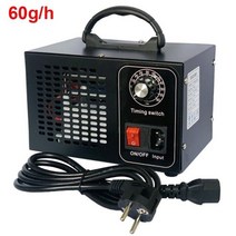 공기청정기60gh 제너레이터 디 오조노 오존자토레 휴대용 정화기 d39aria, 220V 60g 블랙