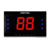 이지콜 호출벨 + 수신기 세트 (번호표 공짜) 올블랙, 9) EY-2001 모니터 + 호출벨 블랙 30개
