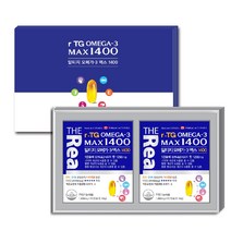 더리얼 알티지 오메가3 맥스 1400 선물세트, 2개입