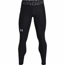 Under Armour 남성용 아머 히트기어 레깅스 블랙 (001)/피치 그레이 L