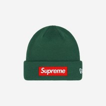 슈프림 뉴에라 박스로고 비니 다크 파인 - 22FW Supreme New Era Box Logo Beanie Dark Pine 22FW213337