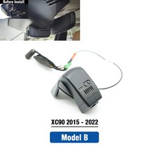 XF90MM 차량용 듀얼 코어 노바텍 와이파이 대시 카메라 비디오 볼보 S90 4, 13.Model B Dual Cam - Free Sam