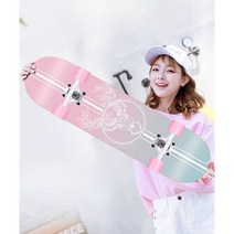 초보자 입문용 4륜 스쿠터 스케이트 보드 스포츠, 별빛하늘)업그레이드된미끄럼방지/보호구선물팩