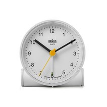 BC01W 브라운 BRAUN 아날로그 알람 저소음 탁상시계