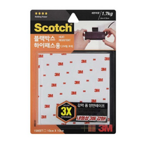 3M 스카치 블랙박스 고내열 양면 테이프 10 x 10cm, 30개