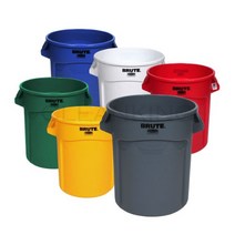 러버메이드 벤티드 브루트 물통 37L, 흰색, 1개