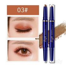 Pealy 애교살펜슬 아이쉐도우 둥근 2 헤드 1.2g, 03*2