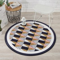 리빙쉘텐트 초대형 거실형 돔 쉘터 120CM 만화 동물 라운드 매트 카펫 러그 거실 홈 소프트 컴퓨터 의자 바닥 현대 어린이 방 놀이 텐트 지역, [01] 120CM Diameter, [04] 4