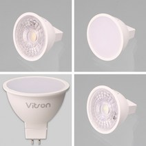 비츠온 LED MR16 3W 5W LED 할로겐 램프 주광색 전구색 집중형 확산형