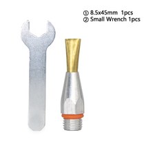 미니 무선 글루건 실리콘 8.5x45mm 6.0x45mm 핫멜트 글루 건 노즐 알루미늄 8.5mm 넓은 입 플랫 노즐 글루 건 노즐, 협력사, 8.5x45mm 1개