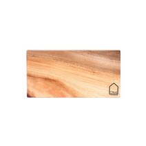 socean 캄포 나무 사각 수제 통도마 42cm x 22cm 핸드메이드 통원목 항균 이유식도마 나무결 우드 키친보드 장인 위생