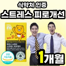 홍경천 로사빈 테아닌 건강 건강기능 식품 피로케어 여성 인정 인증 먹기쉬운 스트레스 관리 골드 프리미엄 세트 영양재 에너지 직장인 식약청 알파 비타민 40대 제약회사 피로 식약처, 60정 x 1개 (1개월분)