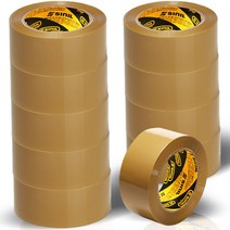 SINILTAPE 황색 박스테이프 80M 10개 세트